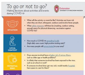 TO GO OR NOT TO GO? Making decisions about activities and events during COVID-19